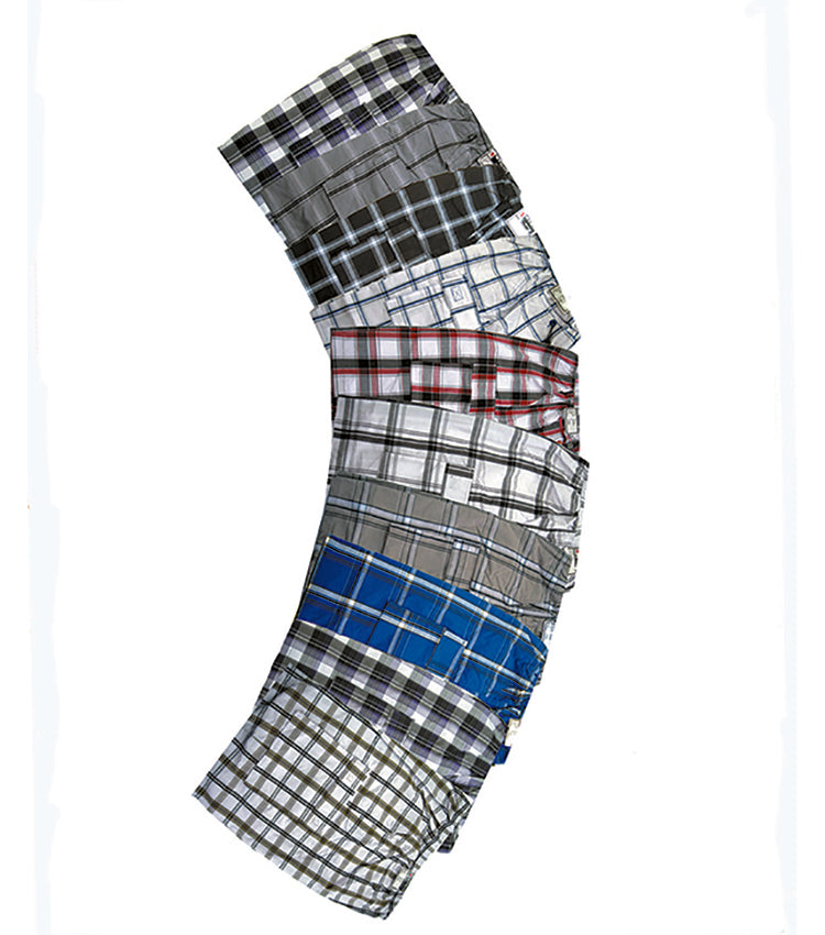 NIKO Men’s Loose Fit Plaid Short Pants