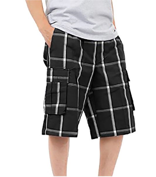 NIKO Men’s Loose Fit Plaid Short Pants