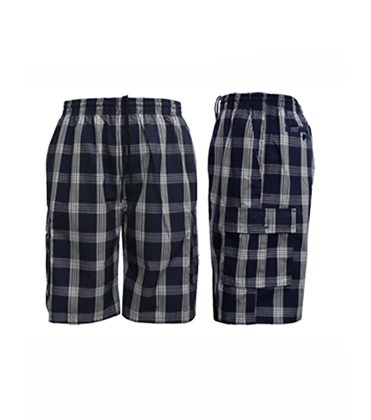 NIKO Men’s Loose Fit Plaid Short Pants