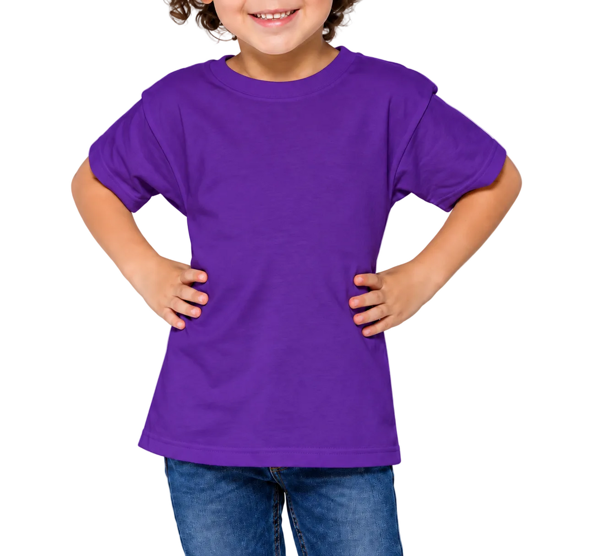 YAZBEK Kid’s Heavy Weight Crew Neck Short Sleeve T-Shirt