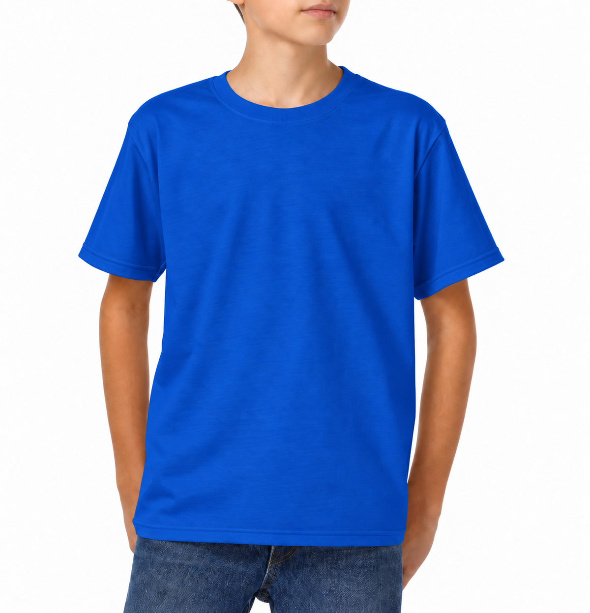 YAZBEK Youth’s Heavyweight Crew Neck Short Sleeve T-Shirt