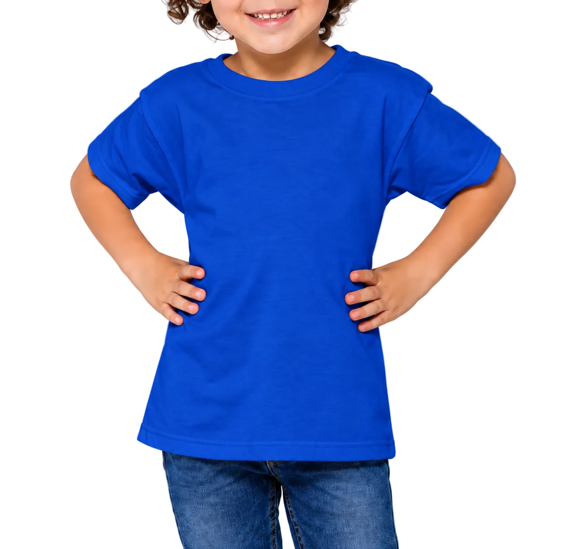 YAZBEK Kid’s Heavy Weight Crew Neck Short Sleeve T-Shirt