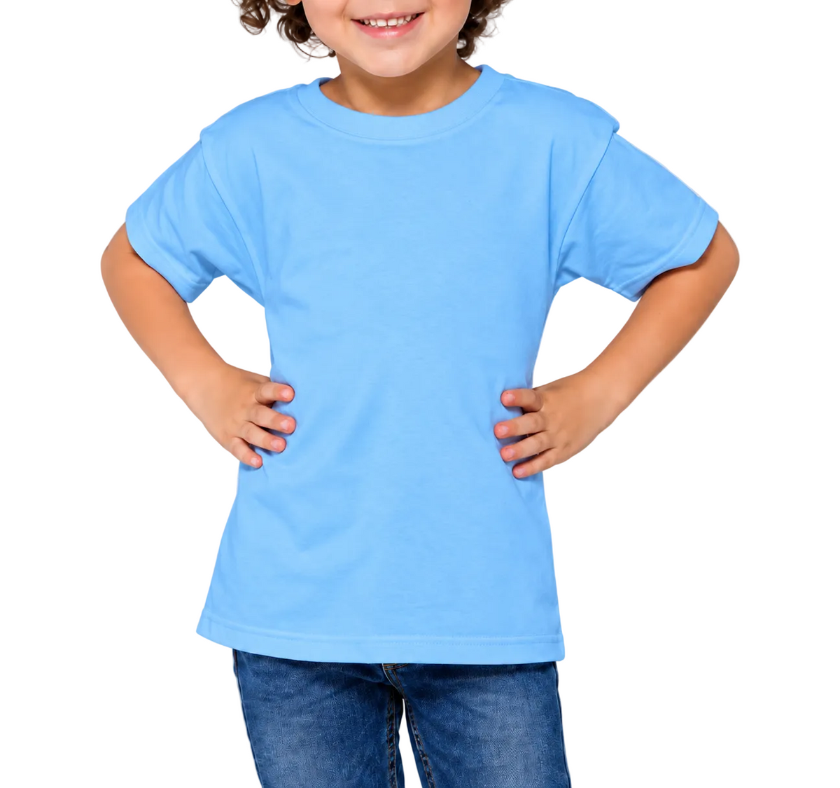 YAZBEK Kid’s Heavy Weight Crew Neck Short Sleeve T-Shirt