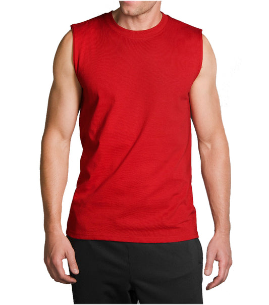 YAZBEK Men’s Heavy Weight Crew Neck Sleeveless Shirt