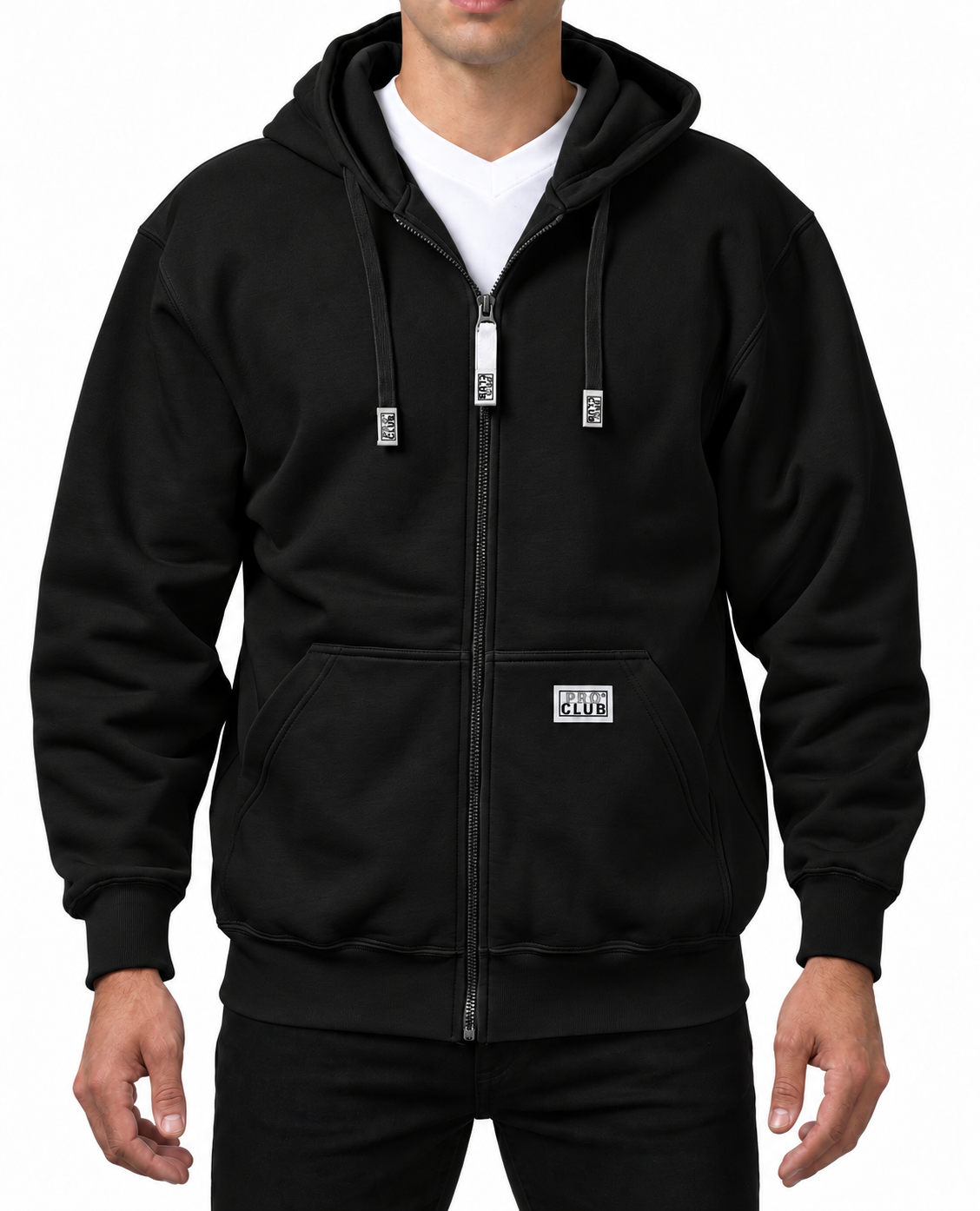 PRO CLUB Men’s Heavyweight Full Zip Hoodie