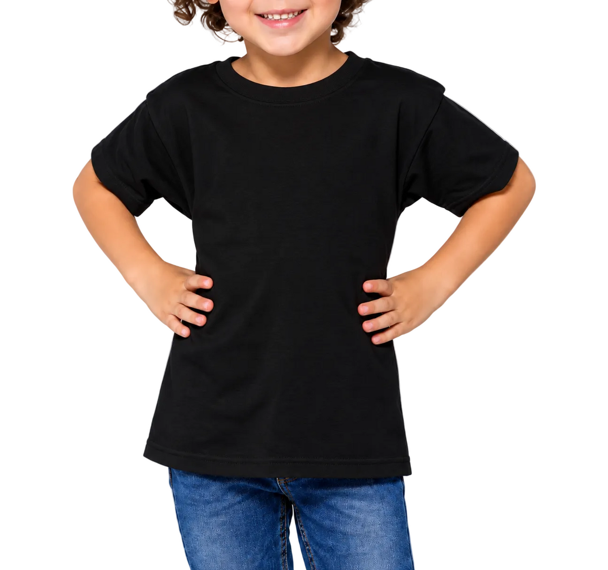YAZBEK Kid’s Heavy Weight Crew Neck Short Sleeve T-Shirt