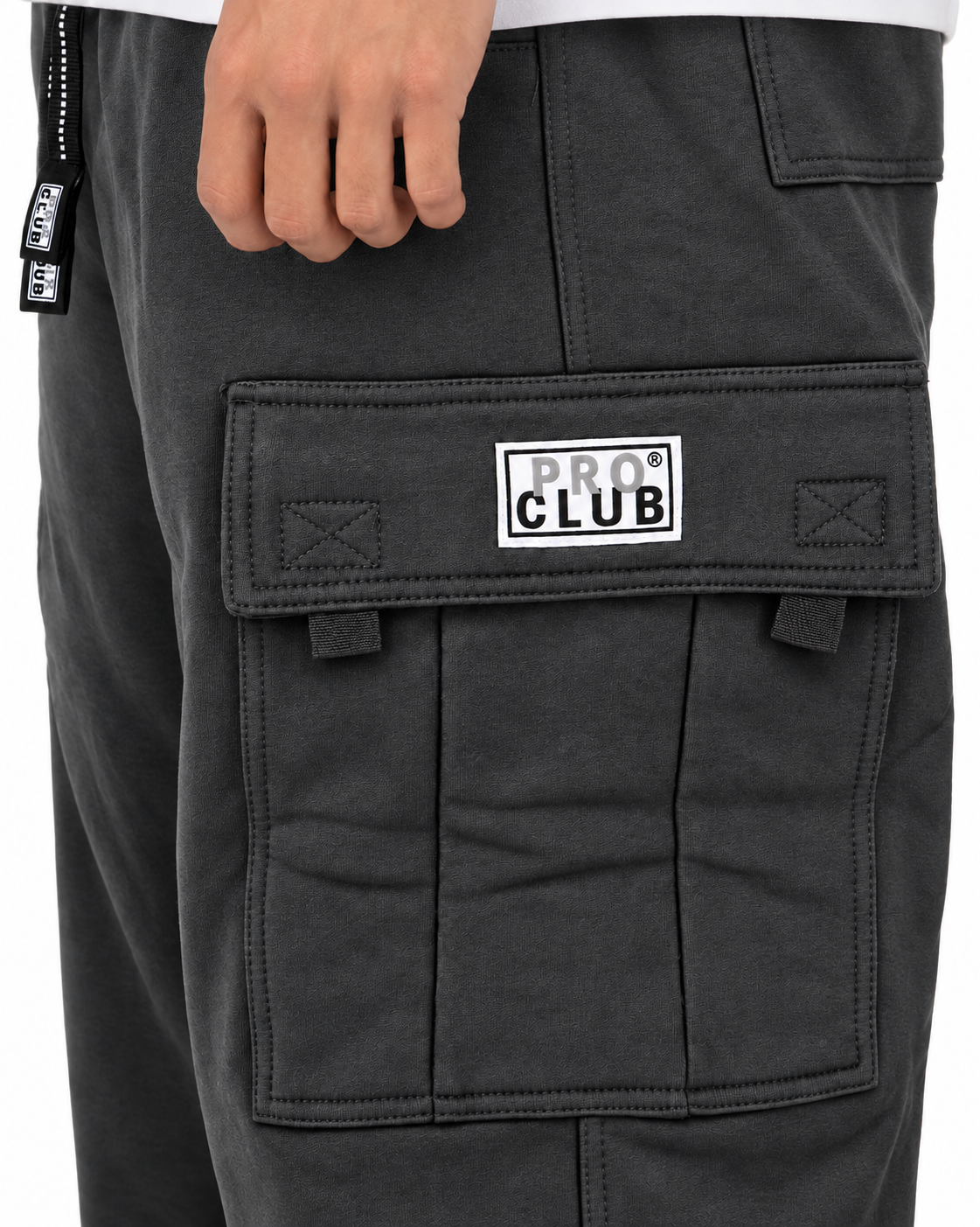 PRO CLUB Heavyweight Fleece Cargo Pants