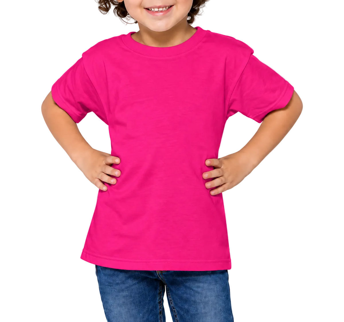 YAZBEK Kid’s Heavy Weight Crew Neck Short Sleeve T-Shirt