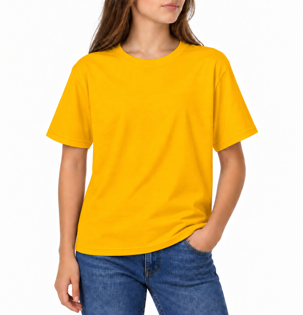 YAZBEK Youth’s Heavyweight Crew Neck Short Sleeve T-Shirt