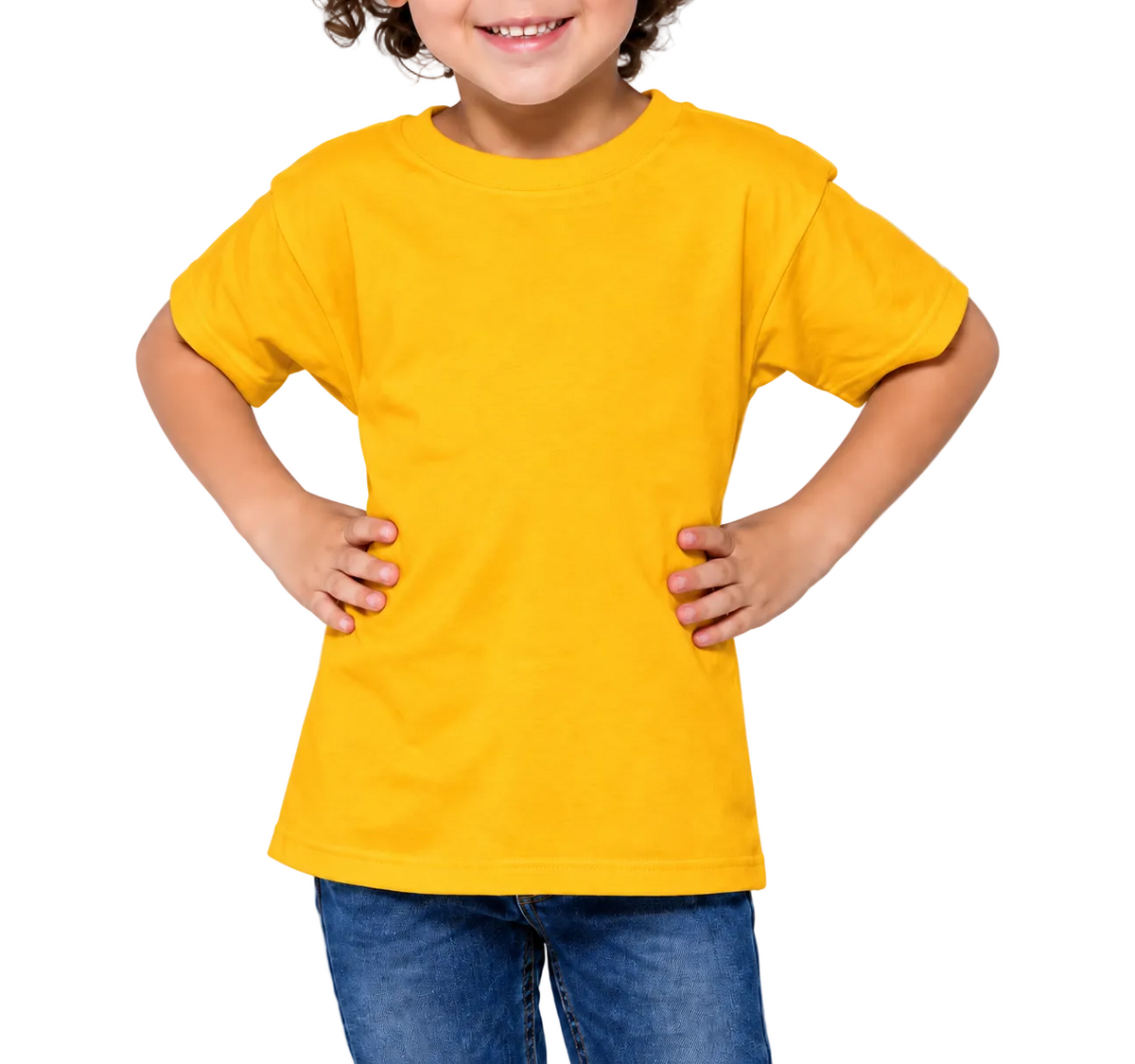 YAZBEK Kid’s Heavy Weight Crew Neck Short Sleeve T-Shirt