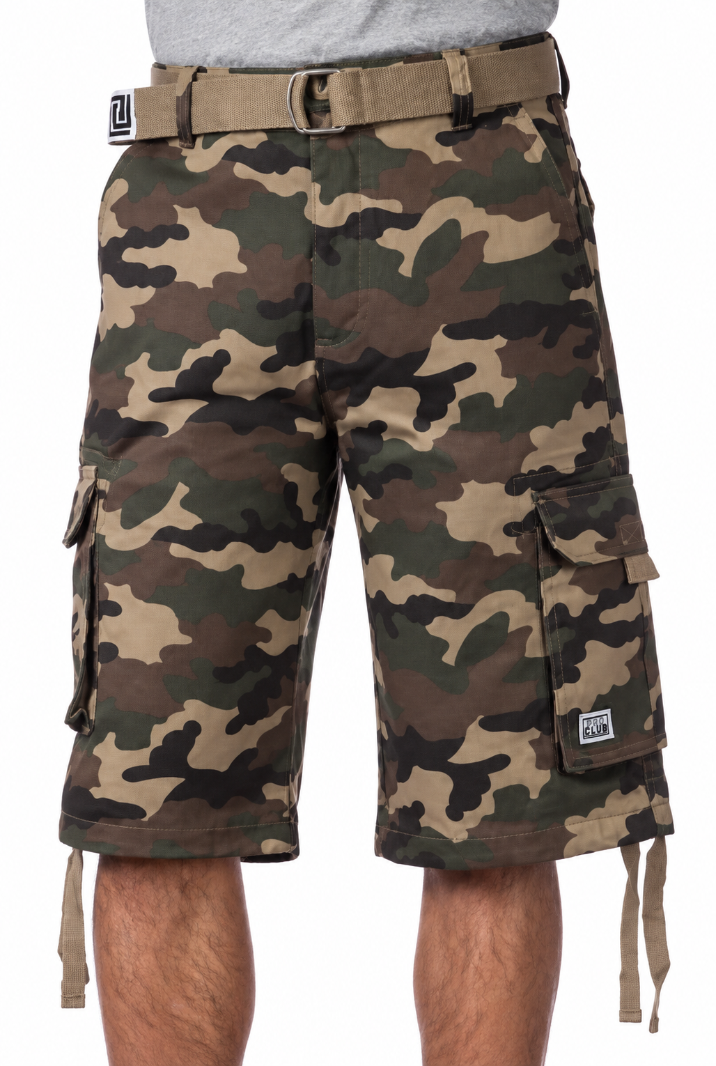 PRO CLUB Men’s Twill Cargo Short-Pants