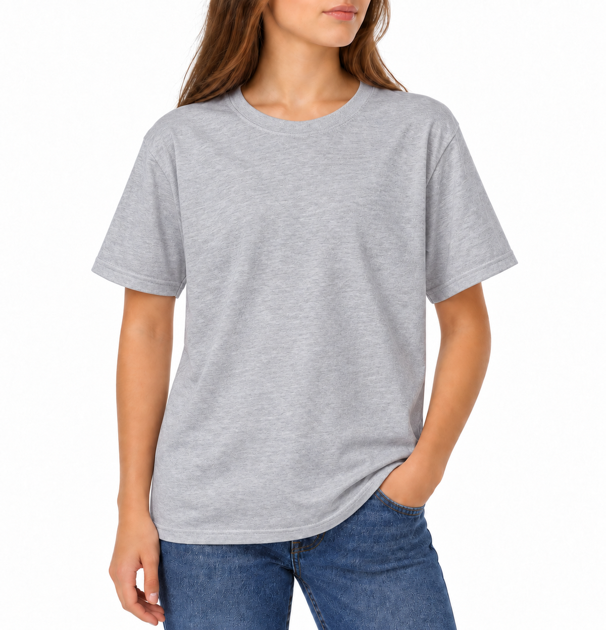 YAZBEK Youth’s Heavyweight Crew Neck Short Sleeve T-Shirt