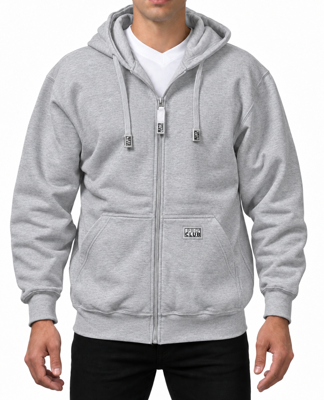 PRO CLUB Men’s Heavyweight Full Zip Hoodie