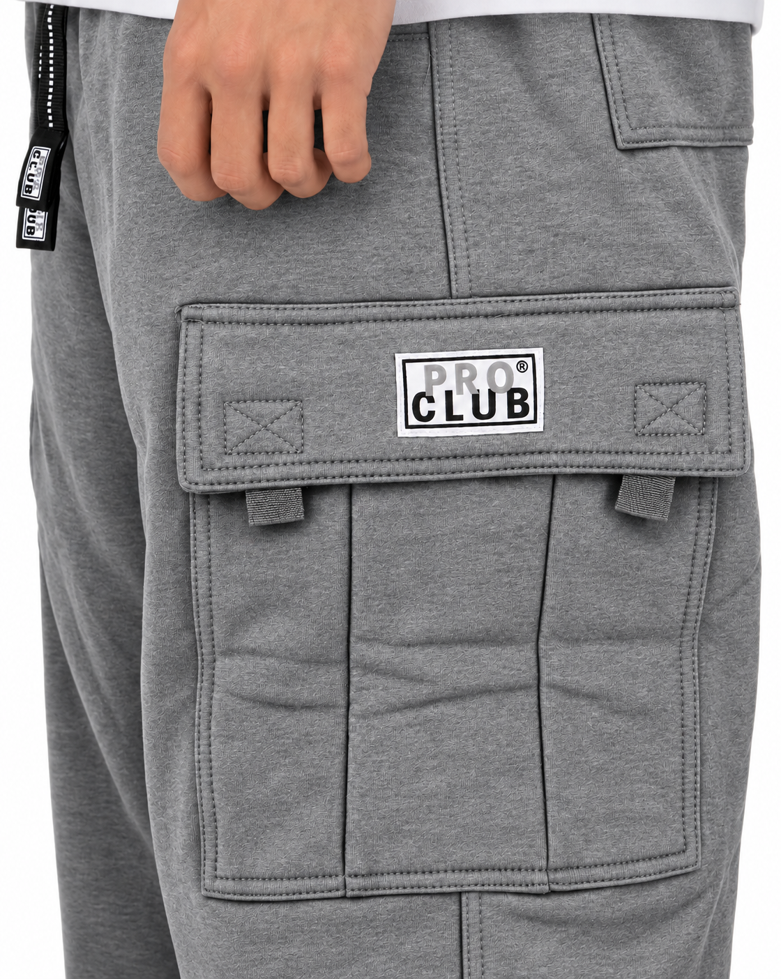PRO CLUB Heavyweight Fleece Cargo Pants
