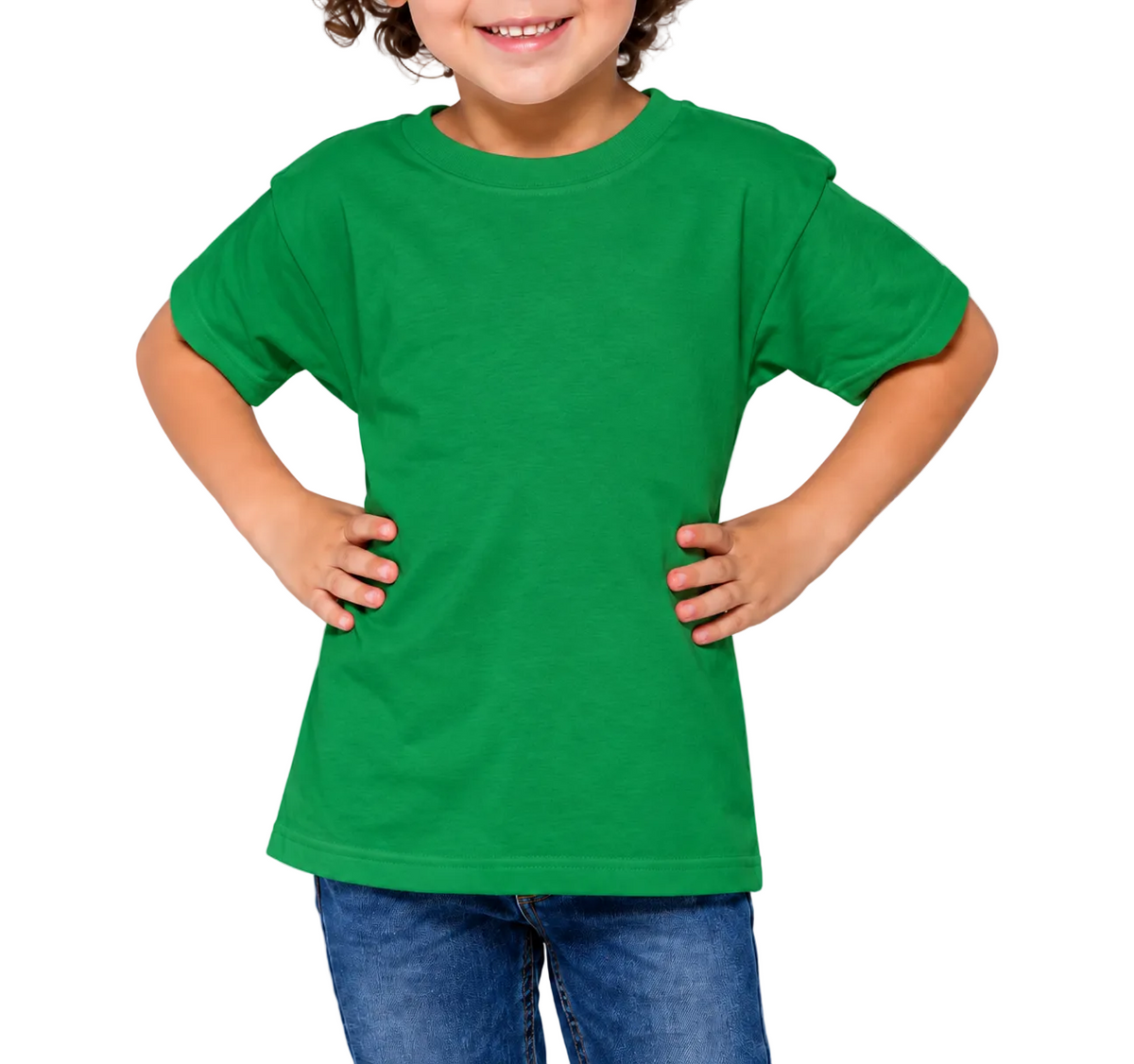 YAZBEK Kid’s Heavy Weight Crew Neck Short Sleeve T-Shirt