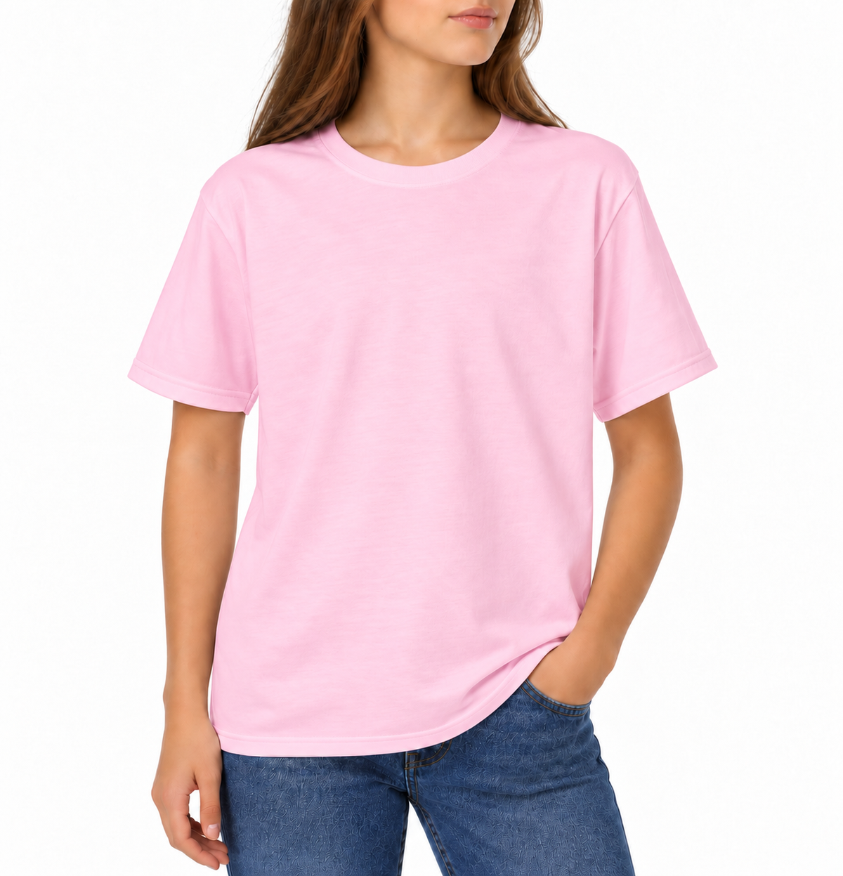 YAZBEK Youth’s Heavyweight Crew Neck Short Sleeve T-Shirt