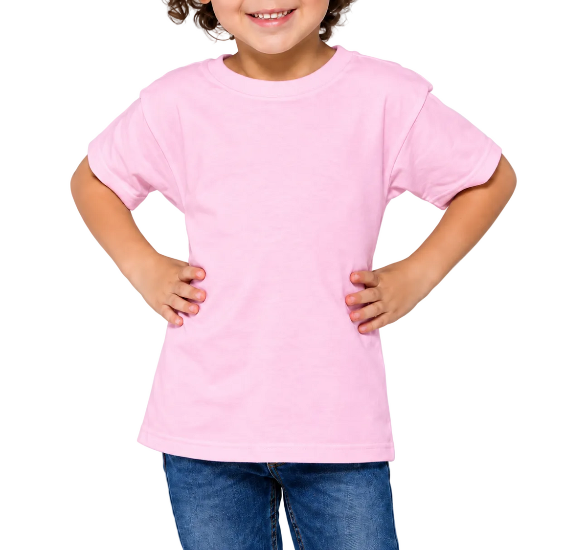 YAZBEK Kid’s Heavy Weight Crew Neck Short Sleeve T-Shirt