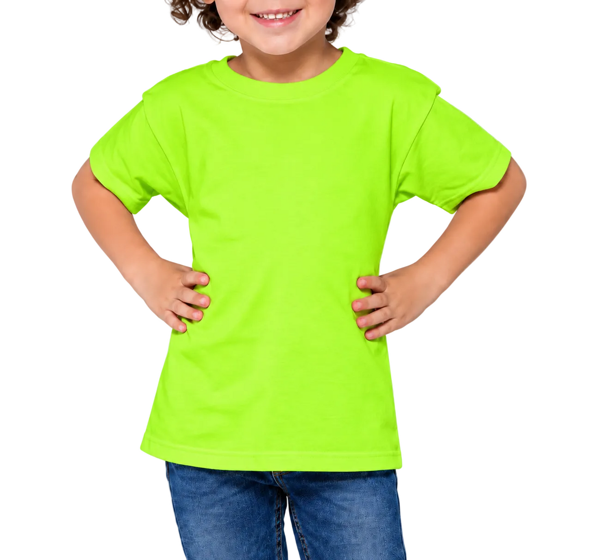 YAZBEK Kid’s Heavy Weight Crew Neck Short Sleeve T-Shirt