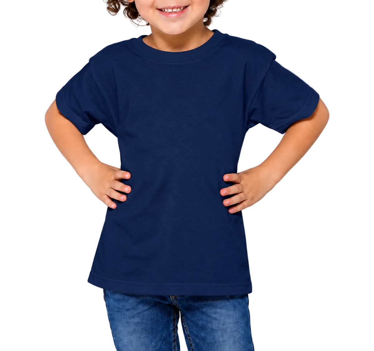 YAZBEK Kid’s Heavy Weight Crew Neck Short Sleeve T-Shirt