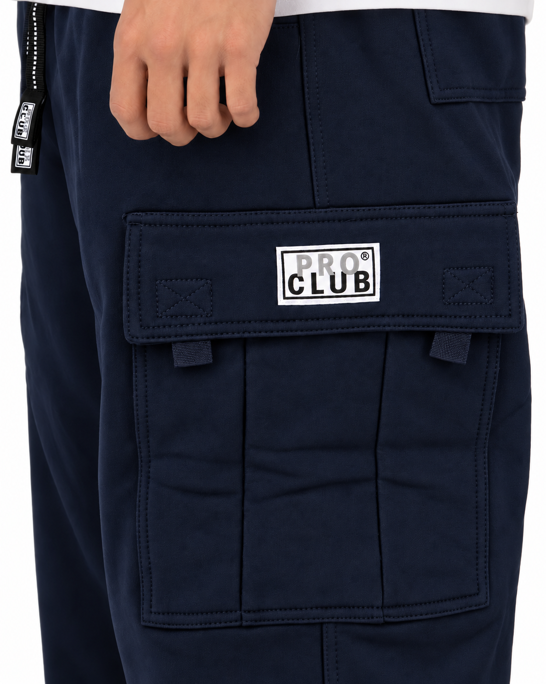 PRO CLUB Heavyweight Fleece Cargo Pants