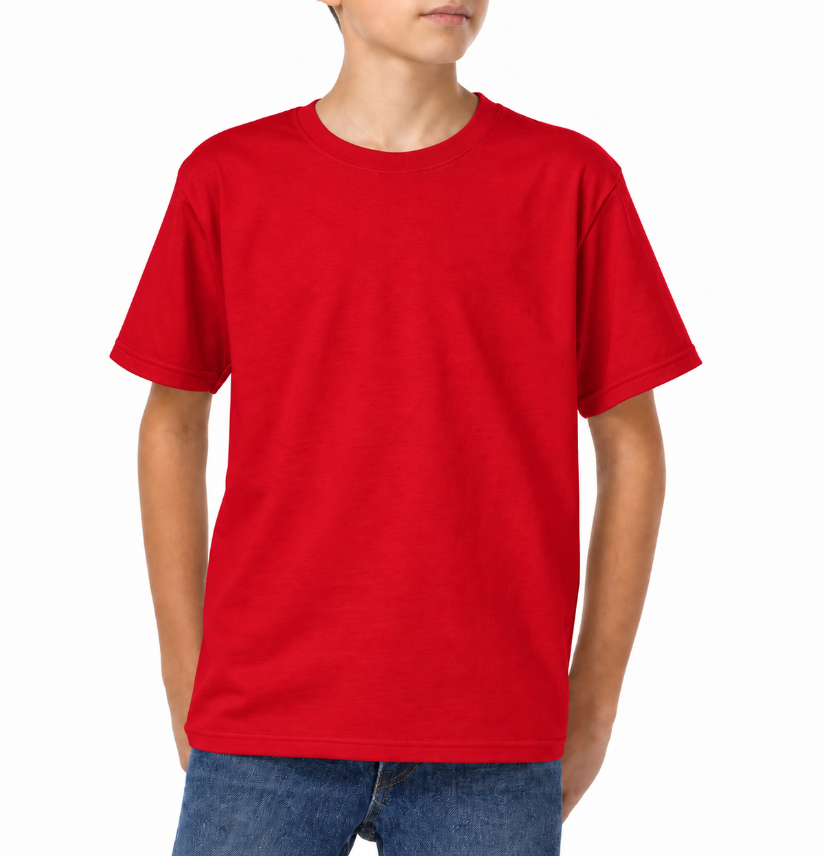YAZBEK Youth’s Heavyweight Crew Neck Short Sleeve T-Shirt
