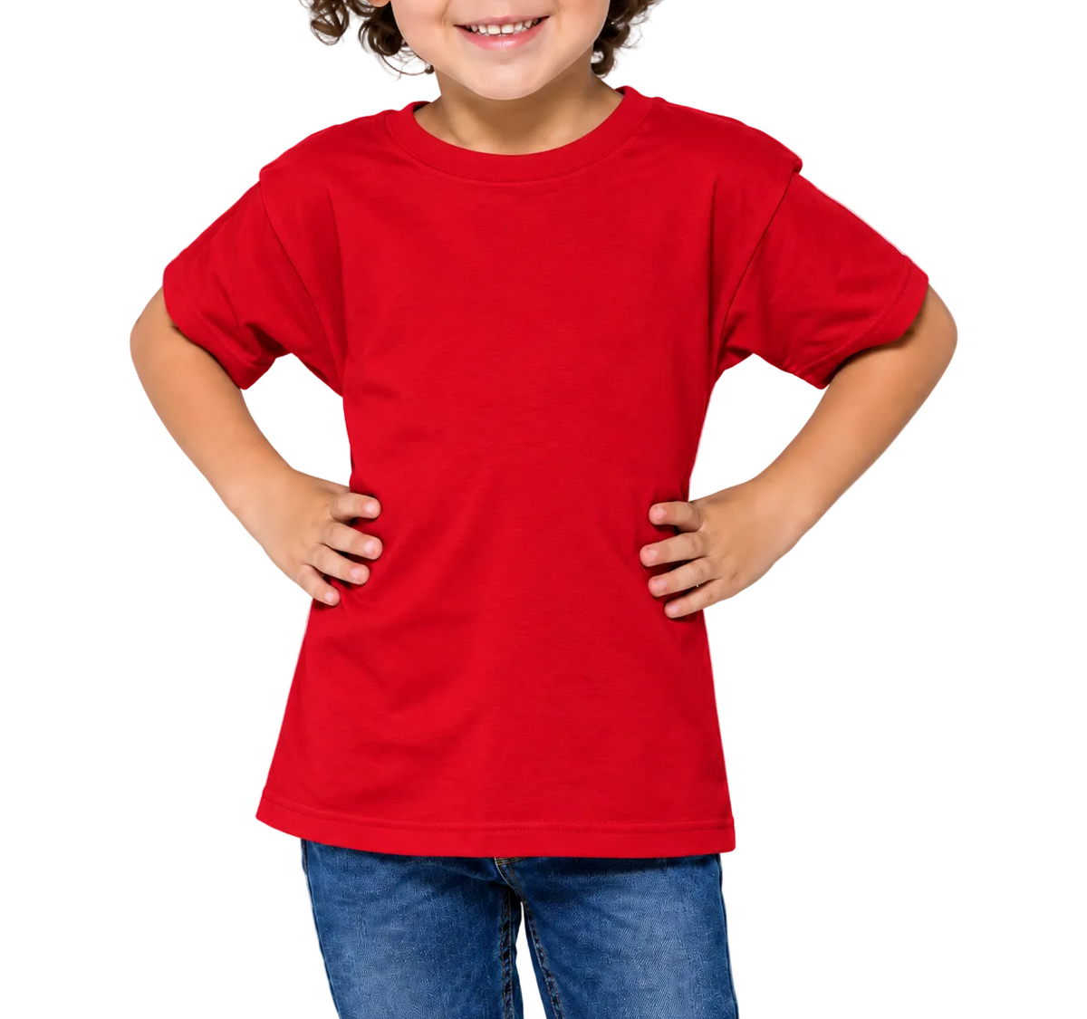 YAZBEK Kid’s Heavy Weight Crew Neck Short Sleeve T-Shirt