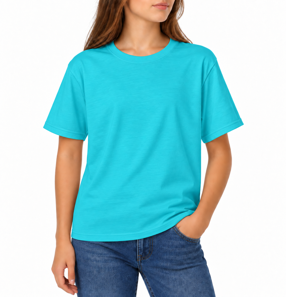 YAZBEK Youth’s Heavyweight Crew Neck Short Sleeve T-Shirt