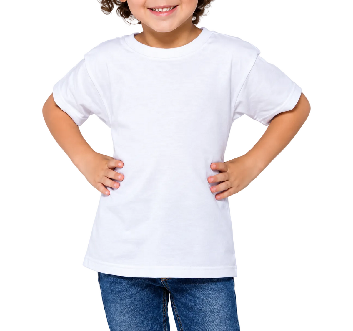 YAZBEK Kid’s Heavy Weight Crew Neck Short Sleeve T-Shirt
