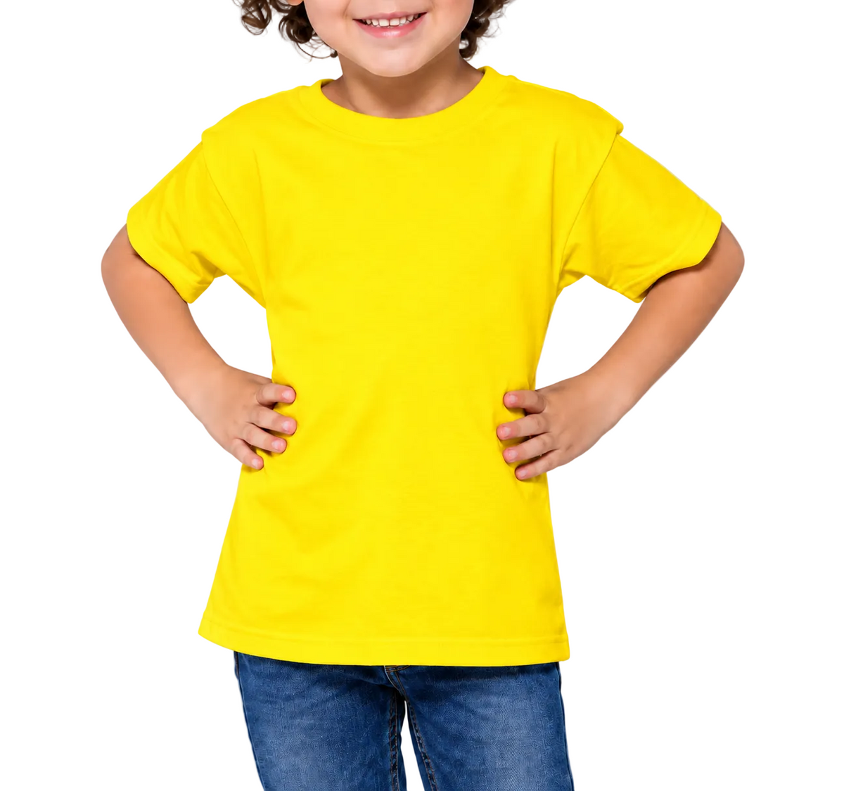 YAZBEK Kid’s Heavy Weight Crew Neck Short Sleeve T-Shirt
