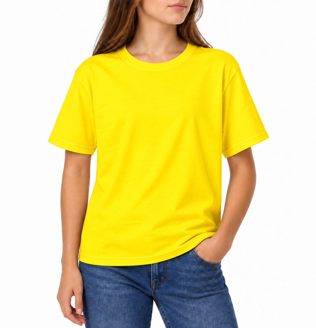 YAZBEK Youth’s Heavyweight Crew Neck Short Sleeve T-Shirt